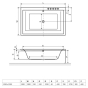 Ванна Excellent Crown LUX 1900x1200 WAEX.CRO19WH - 3