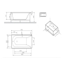 Панель для ванны AM.PM Spirit 180х80 фронтальная W72A-180-080W-P2 - 3