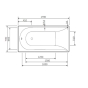 Каркас для ванны AM.PM Spirit 170х70 W72A-170-070W-R2 - 3