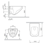 Подвесной унитаз AM.PM Inspire V2.0 FlashClean с сидением микролифт C50A1700SC - 3