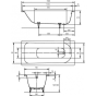 Ванна Kaldewei Saniform Plus 1,5х70 mod 361-1 111600010001 - 2