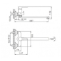 Смеситель для ванны Frap H42 F2242 - 5
