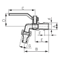 Кран кульовий Ferro KCP2W - 2