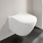 Унитаз подвесной Villeroy & Boch Subway 3.0 TwistFlush безободковый с сиденьем Soft Close (4670TS01) - 2
