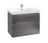 Тумба без умывальника Villeroy & Boch Subway 2.0 787x449x590 мм, oak grafit (A91410FQ) - 1