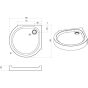 Душевой поддон AM.PM Like 95x95 см, с сифоном W83UT-333-095W - 3