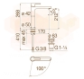 Смеситель для умывальника Nobili ABC (AB87128/2CR/ABE87128/2CR) - 3