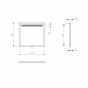 Дзеркало Sanwerk Lava Calipso 70*65 LED 2835IR, W ZL0000179 - 2