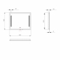 Зеркало Sanwerk Stella 80*65 LED 2835IR, W-W ZL0000140 - 3