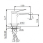 Смеситель для умывальника Frap H45 F1045 - 6