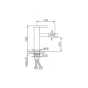 Смеситель для умывальника Frap F1052-14 - 5