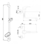 Смеситель для ванны Rubineta Optima 12 C + Varianta Delta 625104 - 2