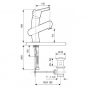 Смеситель для умывальника EMMEVI TWIST CBL6603 - 2