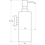 Дозатор рідкого мила Globus Lux SS 8432 9694900304194128 - 2