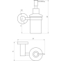 Дозатор жидкого мыла Globus Lux SS 8433 9694900304194127 - 000019457 - 3