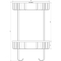 Полка угловая Globus Lux SS 8488 9694900304192887 - 2
