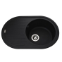 Гранитная мойка Globus Lux Ohara черный 770х500 9694900304195679 - 1