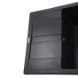 Гранітна мийка Globus Lux One чорний металік 650х500 9694900304195668 - 2