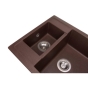 Мийка кухонна Granado Samora marron (610*500mm.) - 3