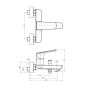 Смеситель для ванны TOPAZ LEXI TL 21101-H57-0 9694900304194207 - 000019544 - 2