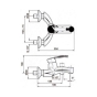 Смеситель для ванны EMMEVI PLANET CS81001 - 2