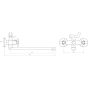 Смеситель для ванны Domino Euro DB-H1-L-GREEN 8694900303526 - 2
