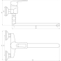 Смеситель для ванны Domino Sirius DSV-108 8694900303074 - 000010561 - 2
