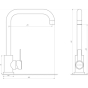 Смеситель для кухни Globus Lux Wien SUS2-203L 9694900304192318 - 2