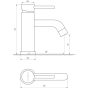 Смеситель для умывальника Globus Lux Alpen SBT1-101L 9694900304192312 - 000017528 - 2