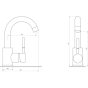 Смеситель для умывальника Globus Lux Alpen SBT1-101S 9694900304193861 - 000019182 - 2
