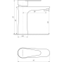 Смеситель для умывальника Globus Lux Main SM-101 9694900304190977 - 2