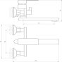 Смеситель для ванны Globus Lux Milano GLM-0102N 9694900304193871 - 2