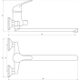 Смеситель для ванны Globus Lux Solly GLSO-208 8694900301912 - 000009294 - 2