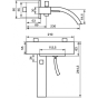 Смеситель для ванны EMMEVI ANTEF CR42001 - 2