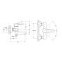 Смеситель для ванны Zegor Troya SAP3-B090 (SAP3-B) - 2