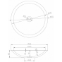 Умивальник Volle Solid surface 13-40-856 - 2