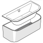 Ванна Villeroy&Boch Oberon 2.0 UBQ180OBR9CD00V-01 - 4