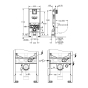 Інсталяція для унітазу Grohe Rapid SLX 39596000 - 2