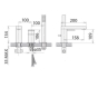 Смеситель для ванны WELLE XM28024D-1320B - 2