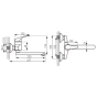 Смеситель для ванны Ferro Basic BBC5 - 2