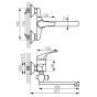 Смеситель для ванны Ferro Basic BBC55A - 2