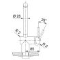 Смеситель для кухни Franke ATLAS NEO 115.0521.438 - 3