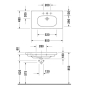 Умивальник Duravit D-Code 3428500002 - 2