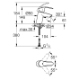 Смеситель для умывальника Grohe EUROSMART 2015 32467002 - 2
