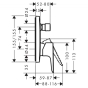 Смеситель для ванны Hansgrohe TALIS E 71745000 - 2