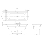 Ванна Villeroy&Boch Targa Style 170x70 UBA177FRA2V-01 - 2