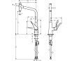 Смеситель для кухни Hansgrohe METRIS Select 14884000 - 2