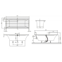 Ванна Villeroy&Boch Squaro Edge 12 180x80 UBQ180SQE2DV-01 - 2