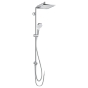 Душова система Hansgrohe Crometta E 240 1jet Showerpipe Reno 27289000 - 1