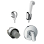 Набор скрытого монтажа с гигиенической лейкой Hansgrohe LOGIS (71666000+27454000+32127000) 1112019 - 1